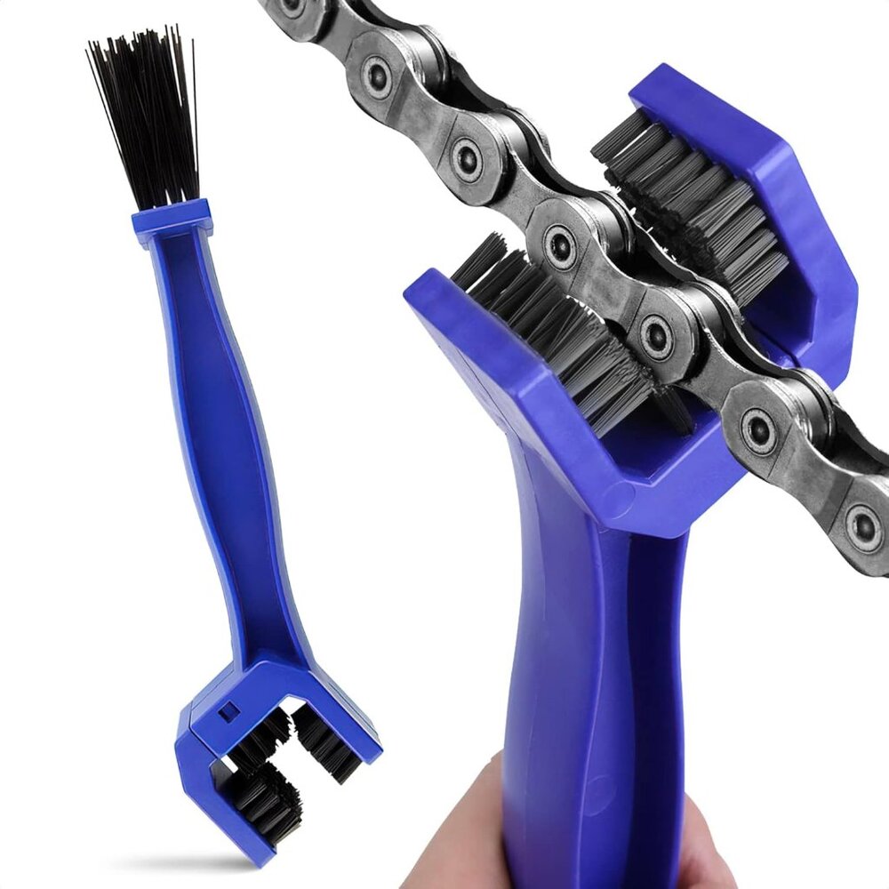 Motorcycle Chain Brush – Durable Plastic Motorcycle Chain Cleaning Kit with Brus